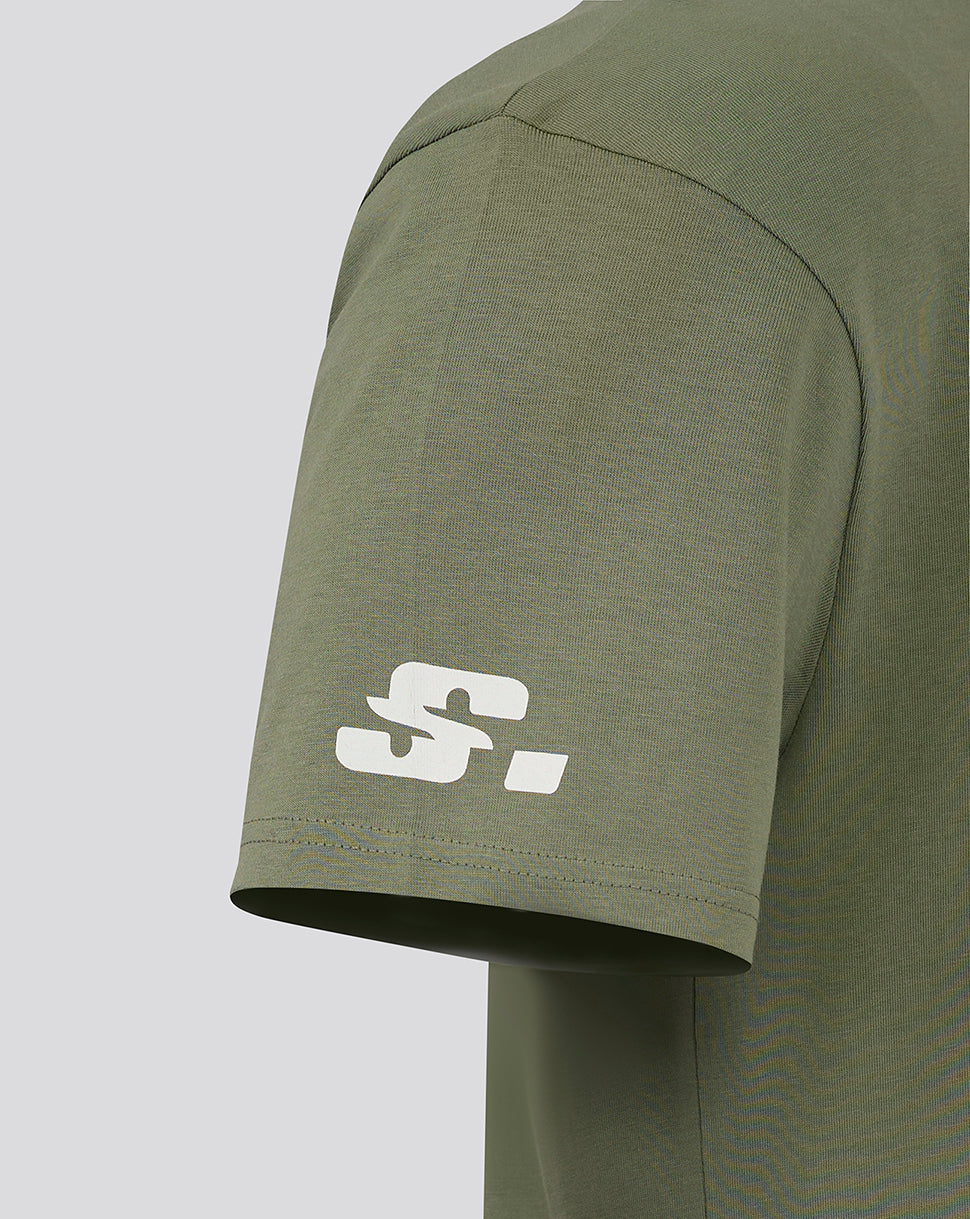 BWT ALPINE FORMULA ONE TEAM SILVERSTONE OVERSIZED T-SHIRT UNISEX - GREEN
