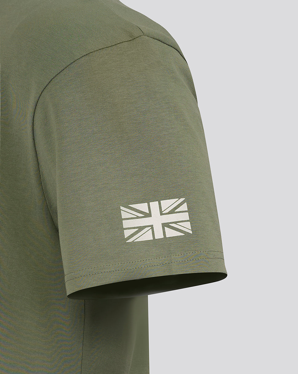 BWT ALPINE FORMULA ONE TEAM SILVERSTONE OVERSIZED T-SHIRT UNISEX - GREEN
