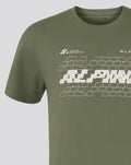 BWT ALPINE FORMULA ONE TEAM SILVERSTONE OVERSIZED T-SHIRT UNISEX - GREEN