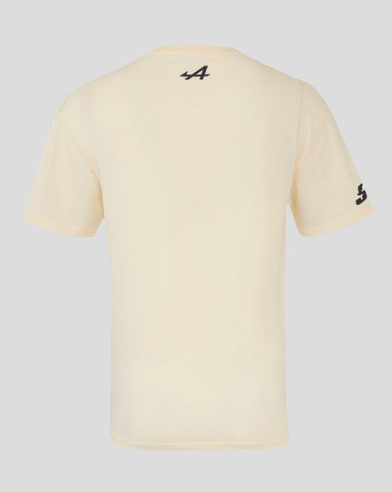 BWT ALPINE FORMULA ONE TEAM SILVERSTONE OVERSIZED T-SHIRT UNISEX - EGRET