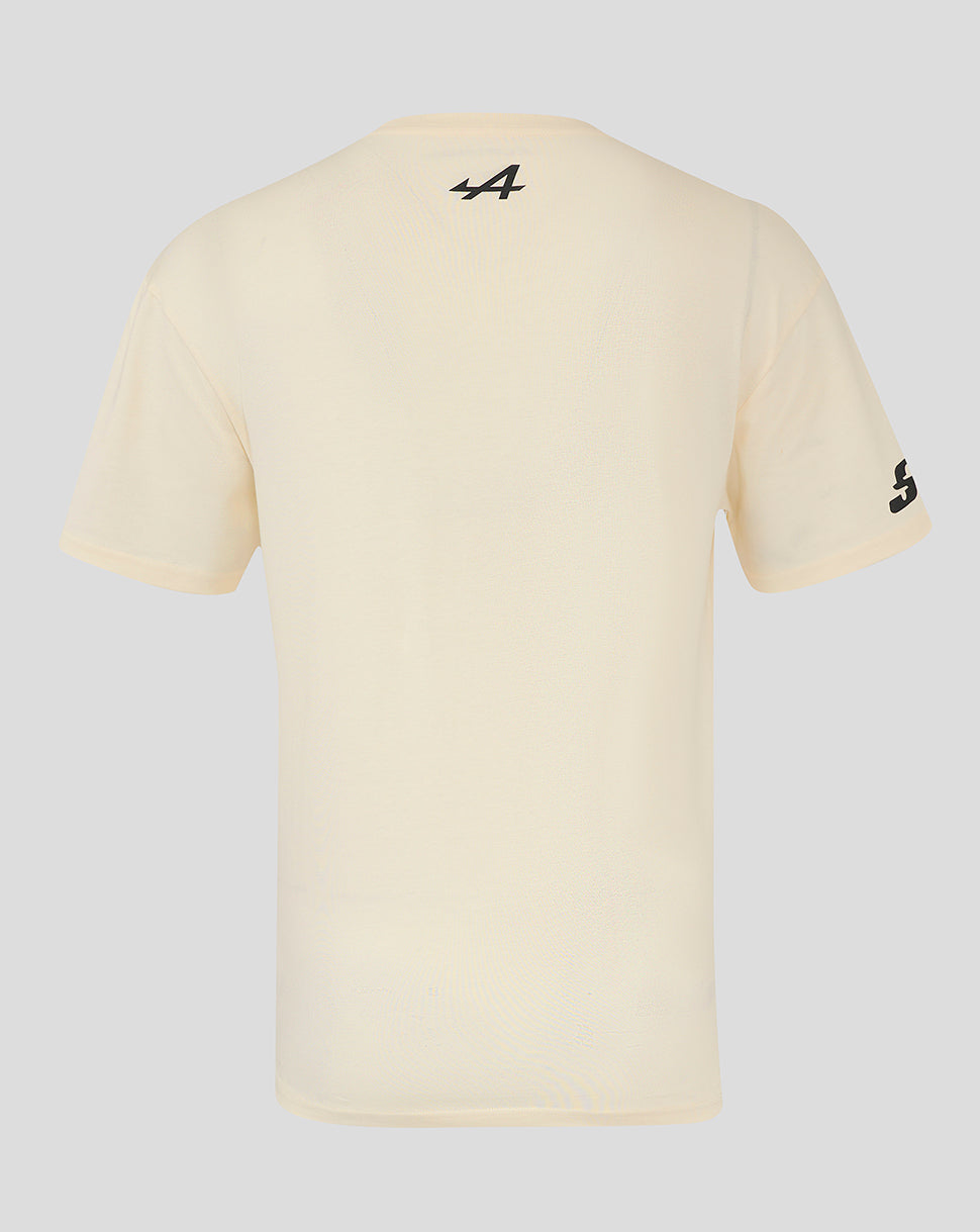 BWT ALPINE FORMULA ONE TEAM SILVERSTONE OVERSIZED T-SHIRT UNISEX - EGRET