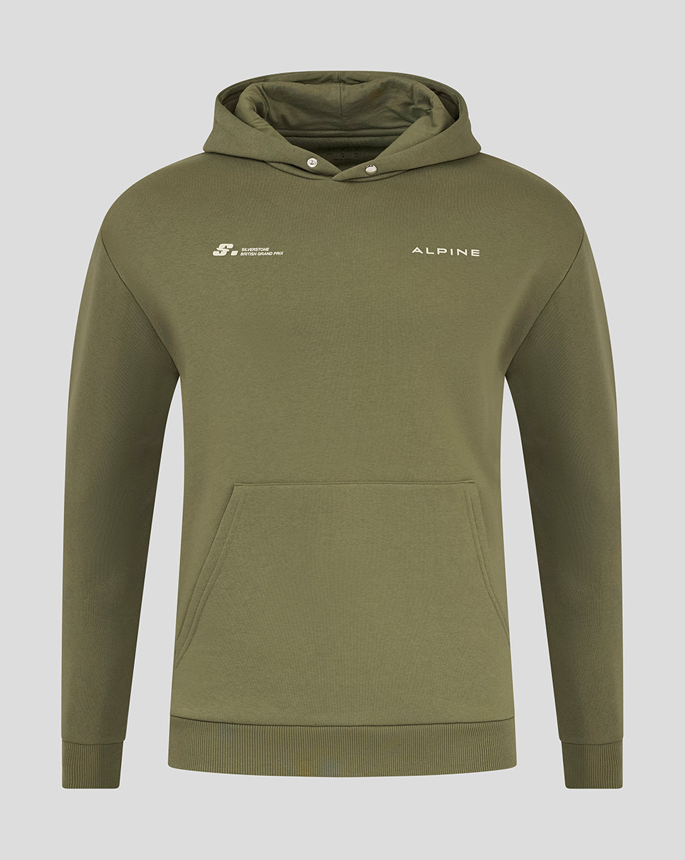 BWT ALPINE FORMULA ONE TEAM SILVERSTONE OVERSIZED OVERHEAD HOODIE UNISEX  - GREEN