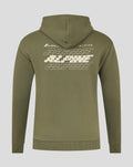 BWT ALPINE FORMULA ONE TEAM SILVERSTONE OVERSIZED OVERHEAD HOODIE UNISEX  - GREEN