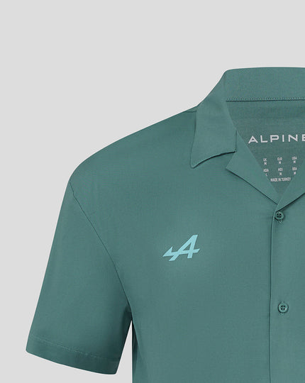 BWT Alpine Formula One Team Unisex Miami Oversized Short Sleeve Bowling Shirt