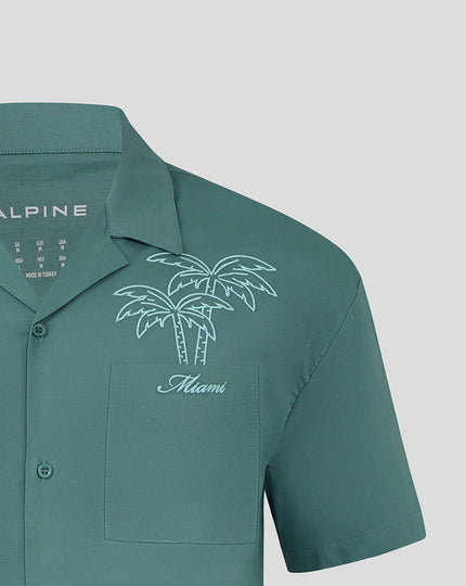 BWT Alpine Formula One Team Unisex Miami Oversized Short Sleeve Bowling Shirt