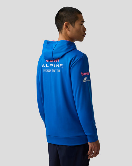 Official Unisex BWT Alpine Formula One Team Zip Hoodie