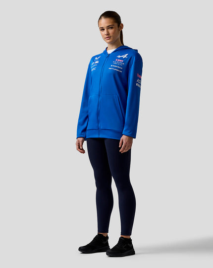 Official Unisex BWT Alpine Formula One Team Zip Hoodie