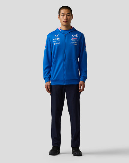 Official Unisex BWT Alpine Formula One Team Zip Hoodie