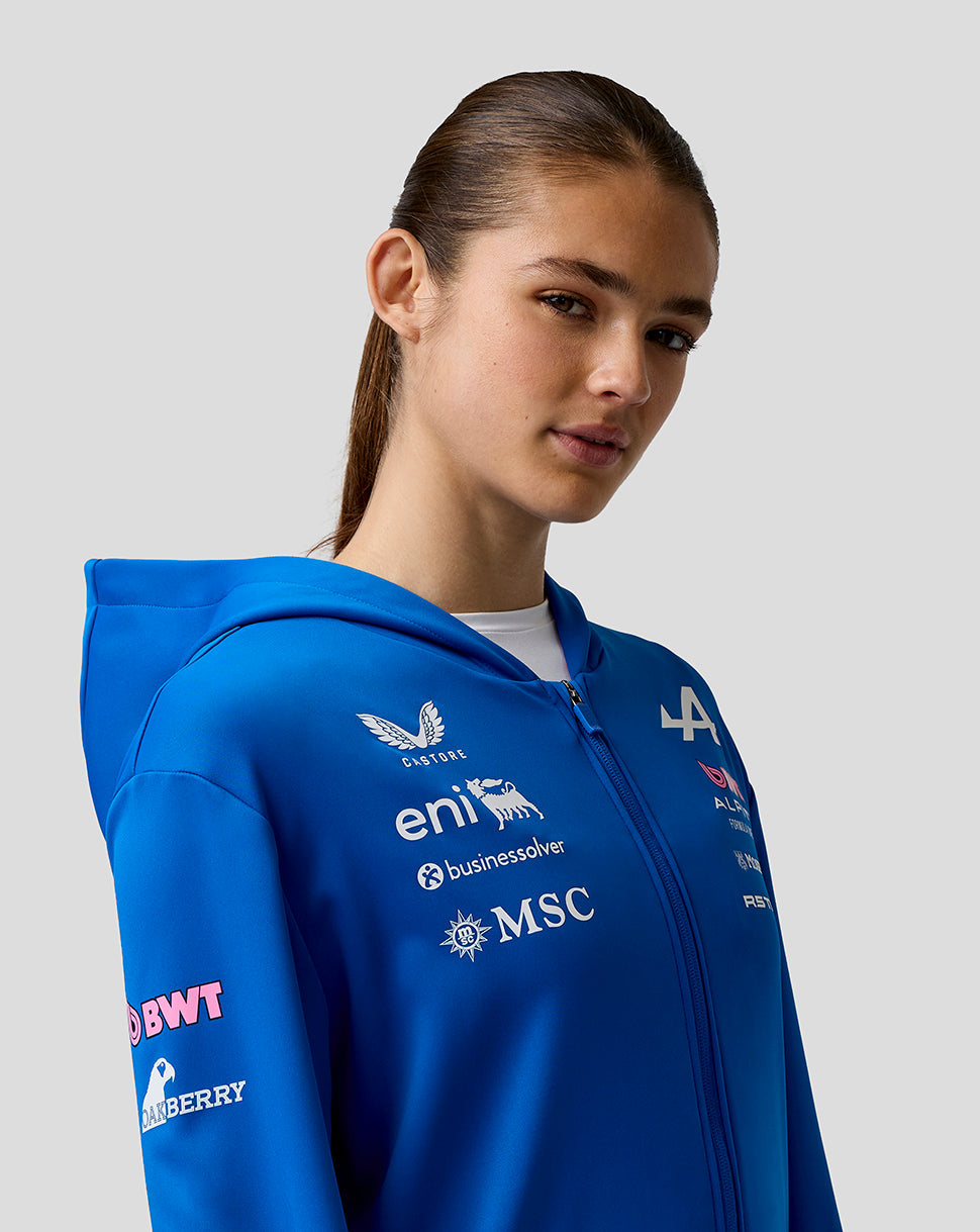 Official Unisex BWT Alpine Formula One Team Zip Hoodie