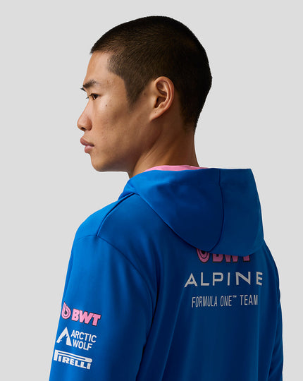 Official Unisex BWT Alpine Formula One Team Zip Hoodie