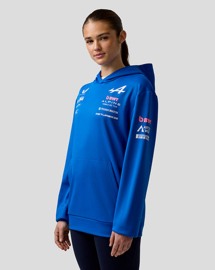 Official Unisex BWT Alpine Formula One Team Pullover Hoodie