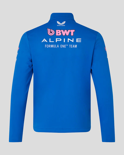 Official Unisex BWT Alpine Formula One Team Soft Shell Jacket