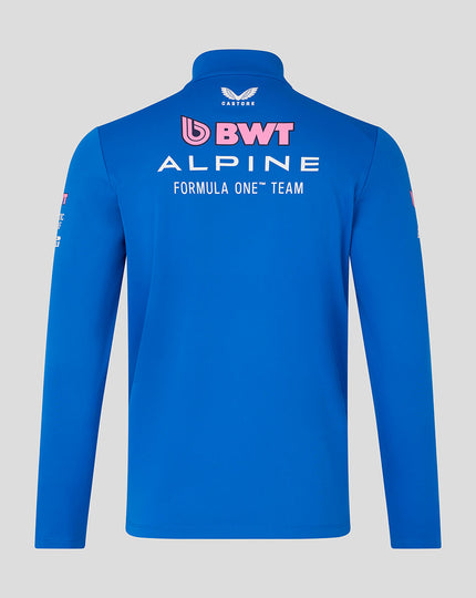 Official Unisex BWT Alpine Formula One Team Quarter Zip Midlayer