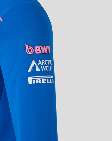 Official Unisex BWT Alpine Formula One Team Quarter Zip Midlayer