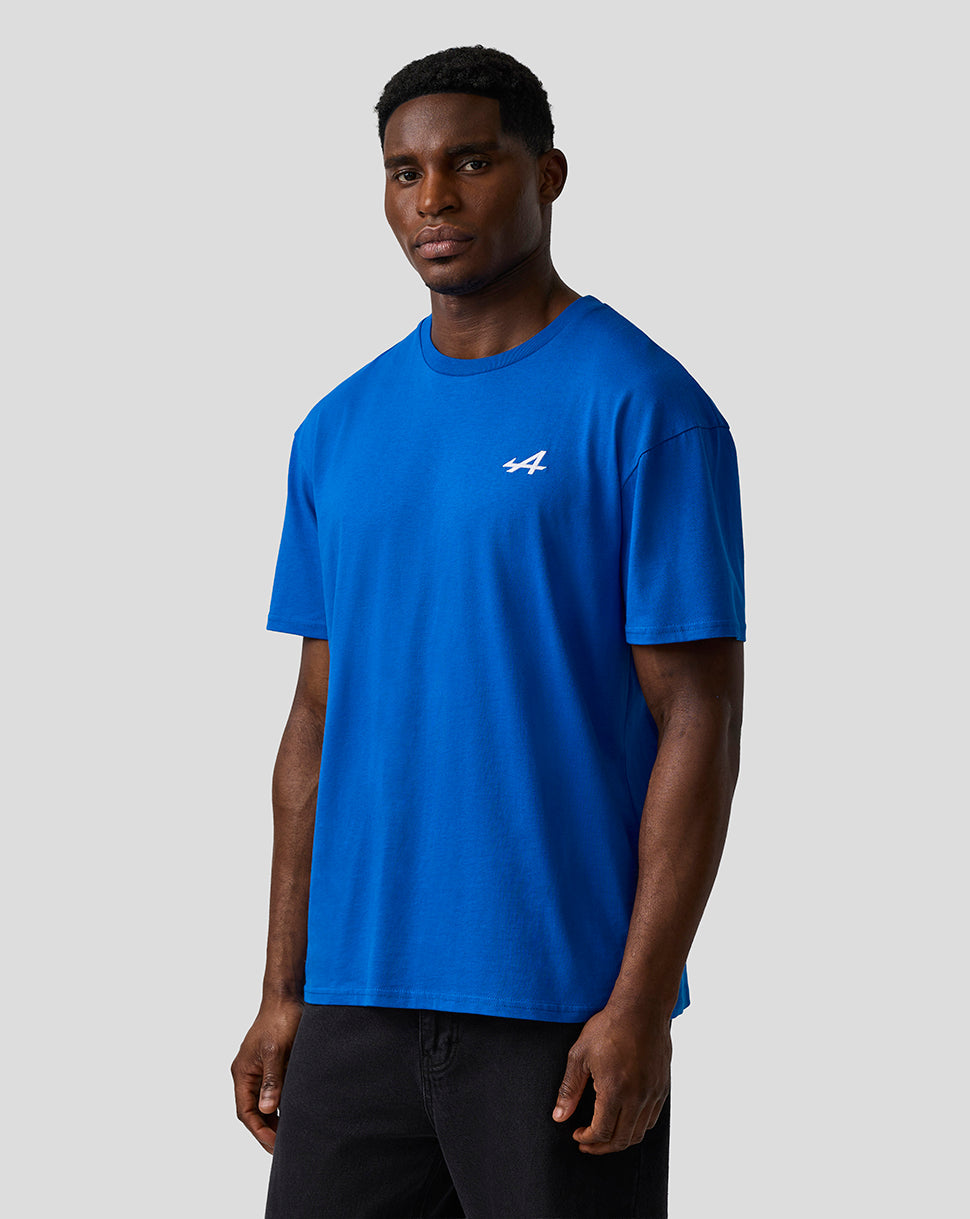 T-shirt unisexe coupe décontractée – Bleu lapis