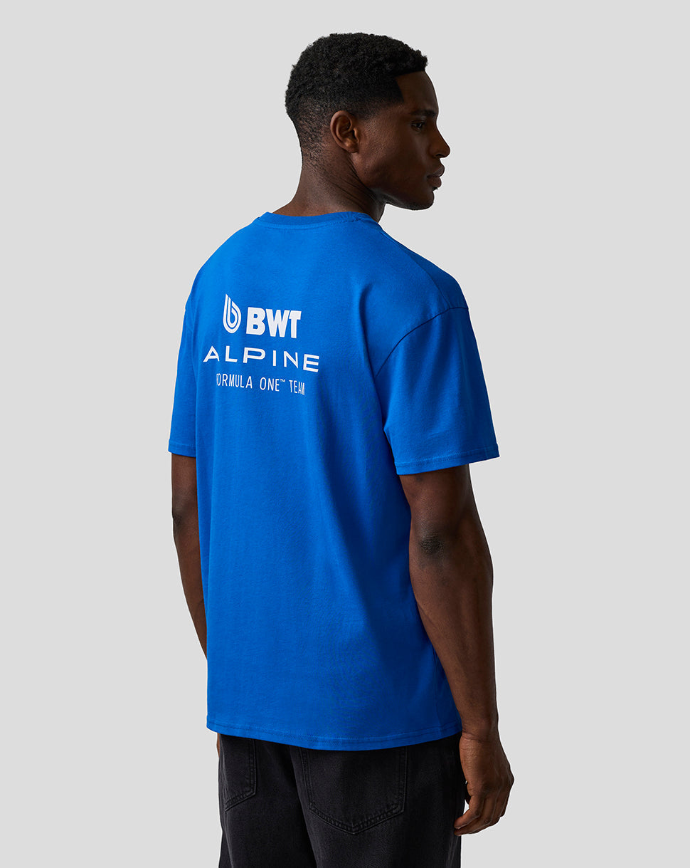 T-shirt unisexe coupe décontractée – Bleu lapis