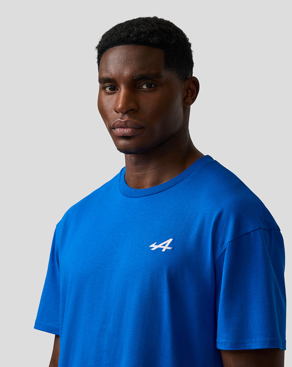T-shirt unisexe coupe décontractée – Bleu lapis