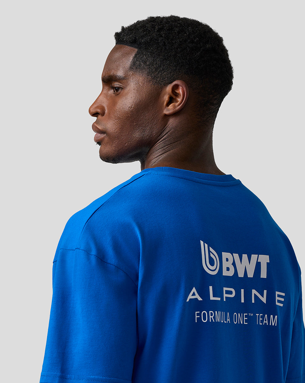 T-shirt unisexe coupe décontractée – Bleu lapis