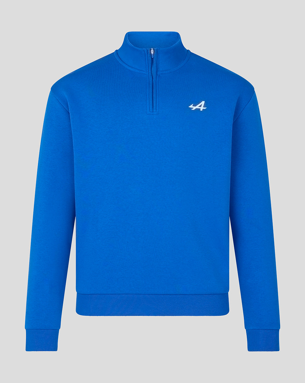 Unisex Core Quarter Zip Top – Lapis Blue