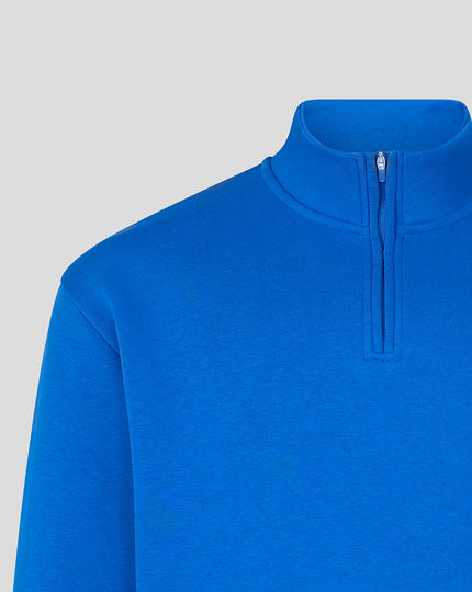 Unisex Core Quarter Zip Top – Lapis Blue
