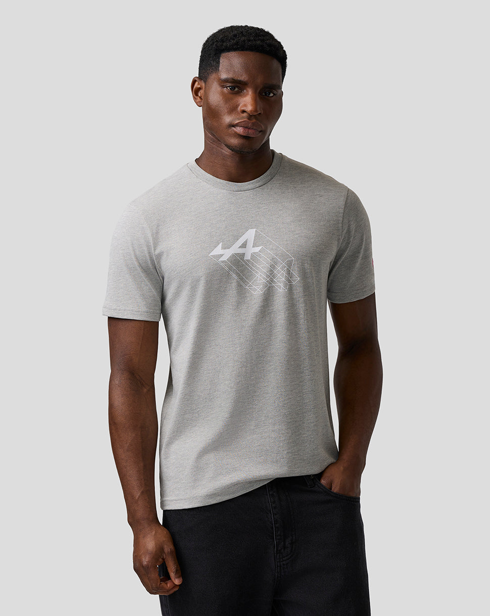 Unisex Regular Fit Graphic T-Shirt – Grey Marl