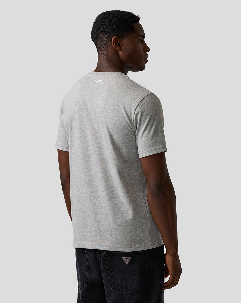 Unisex Regular Fit Graphic T-Shirt – Grey Marl