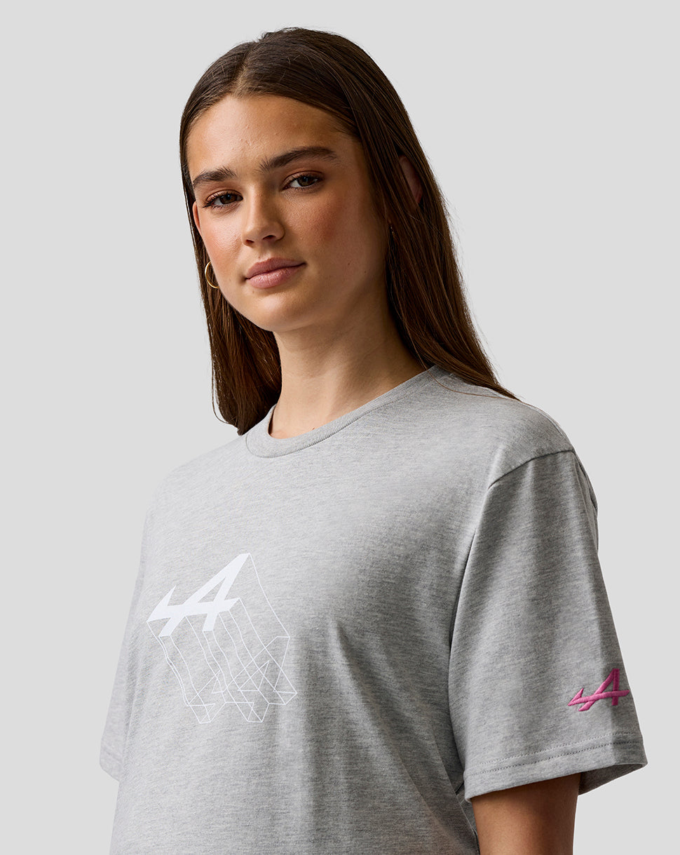 Unisex Regular Fit Graphic T-Shirt – Grey Marl