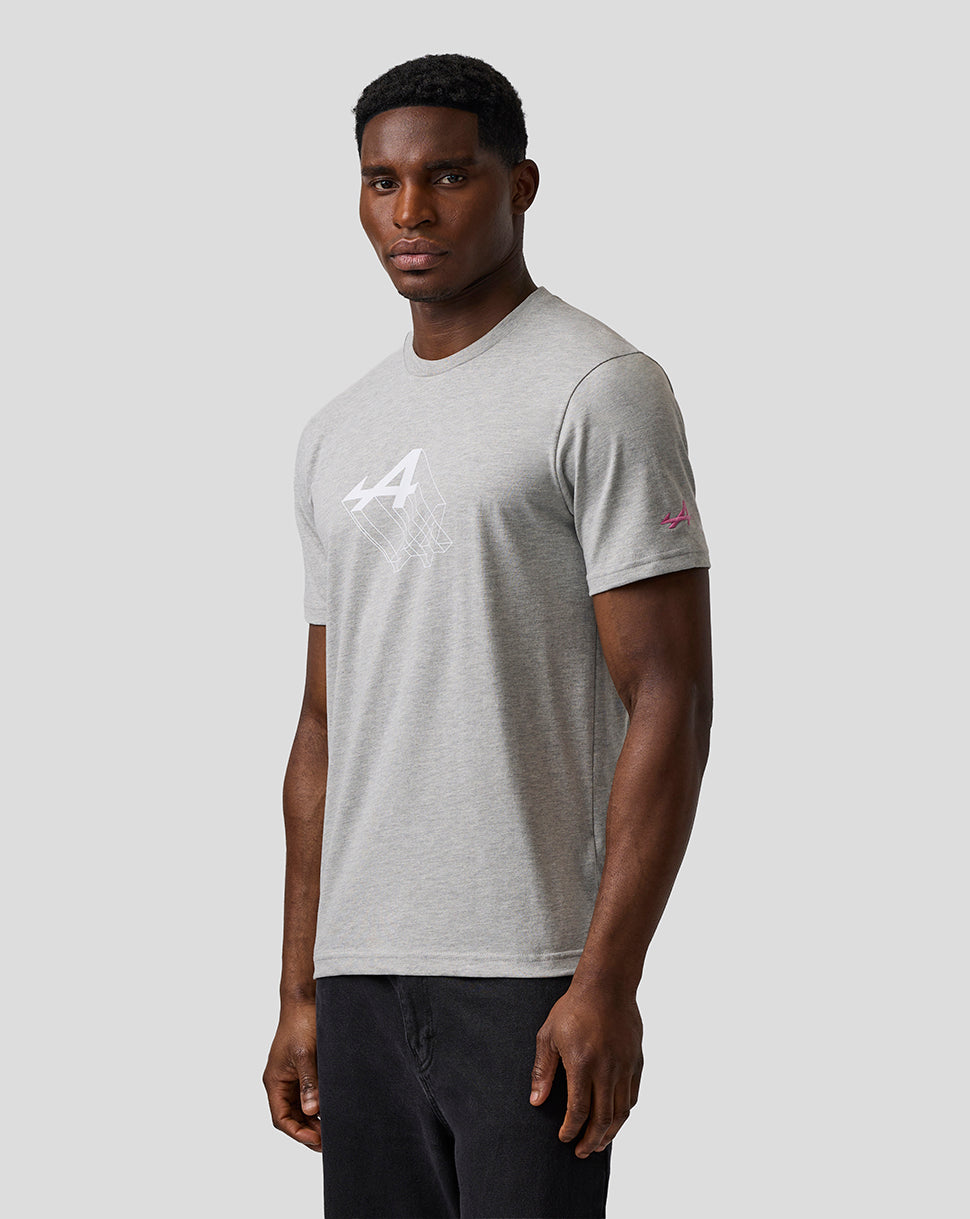 Unisex Regular Fit Graphic T-Shirt – Grey Marl
