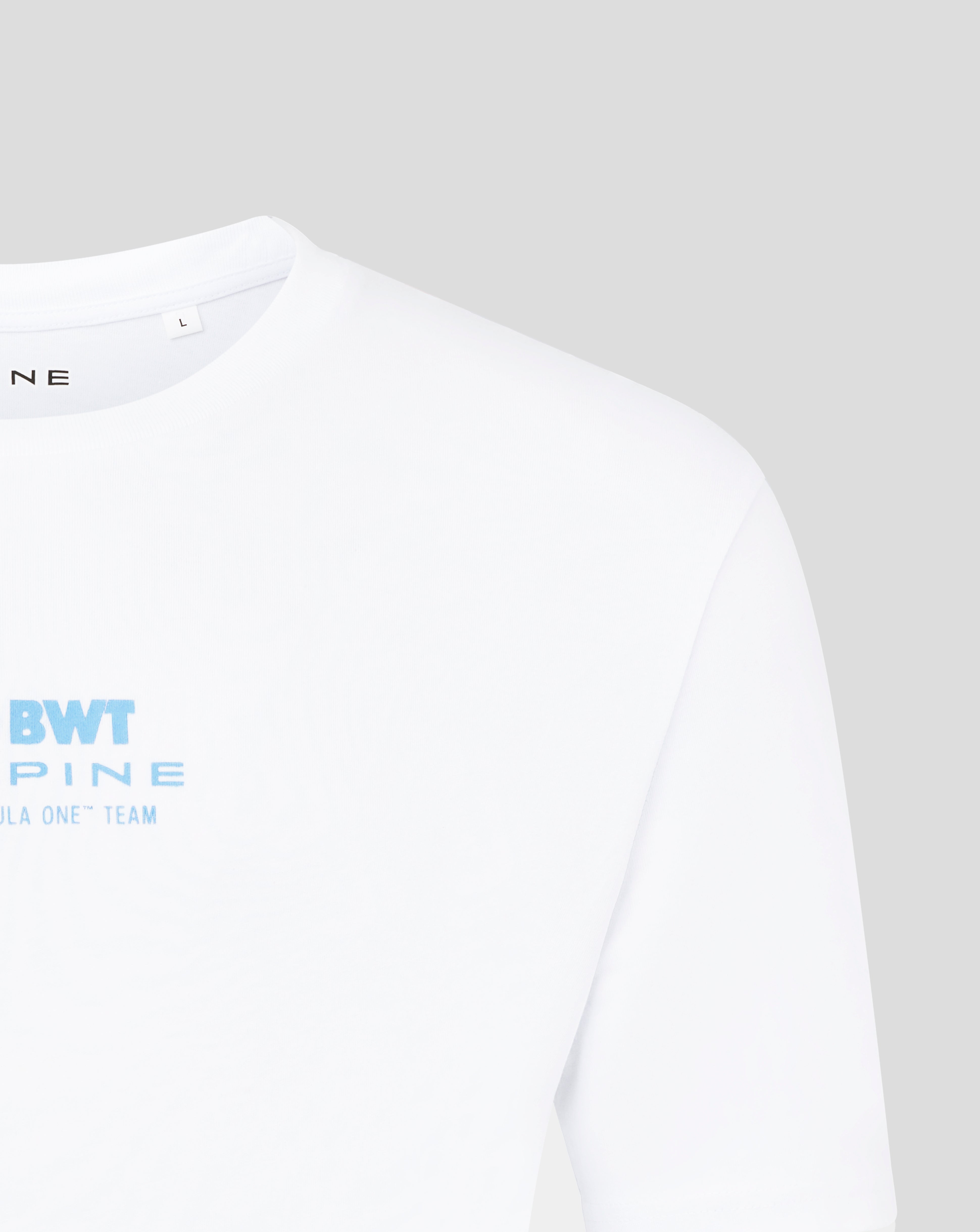 Alpine T-Shirt Décontracté Core Pilote Franco Colapinto Unisexe - Blanc