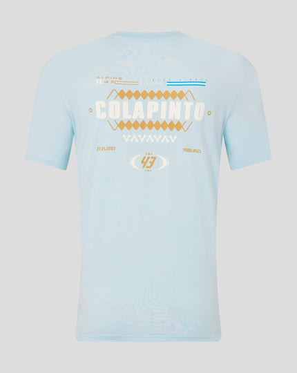 Alpine T-Shirt Décontracté Core Pilote Franco Colapinto Unisexe - Bleu